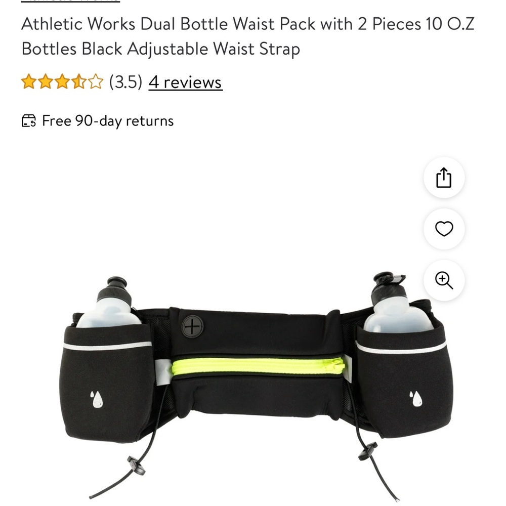 Running water waist belt
